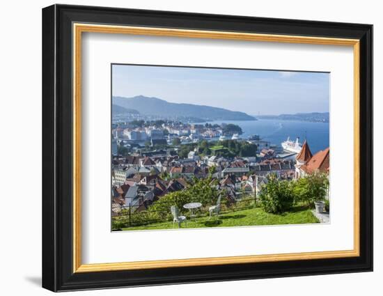 Beautiful Overlook of the City of Bergen, Norway-Bill Bachmann-Framed Photographic Print