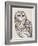 Beautiful Owls IV Vintage-Daphne Brissonnet-Framed Art Print