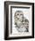 Beautiful Owls IV-Daphne Brissonnet-Framed Art Print