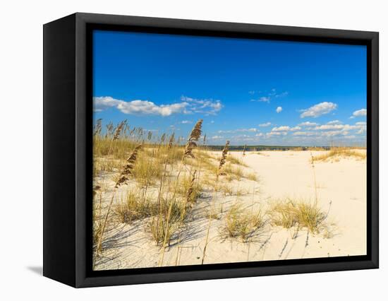 Beautiful Perdido Beach in Pensacola, Florida.-Fotoluminate LLC-Framed Premier Image Canvas