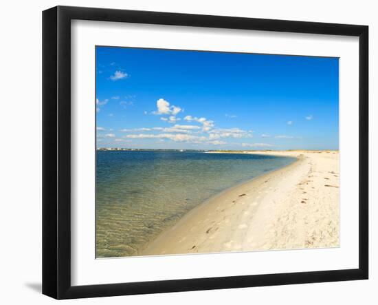 Beautiful Perdido Beach in Pensacola, Florida.-Fotoluminate LLC-Framed Photographic Print