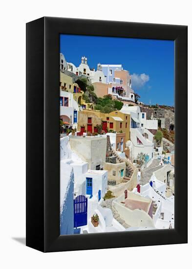 Beautiful Pictorial Santorini-Maugli-l-Framed Premier Image Canvas