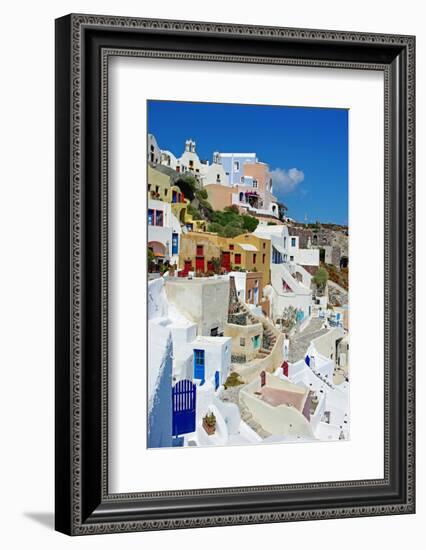 Beautiful Pictorial Santorini-Maugli-l-Framed Photographic Print