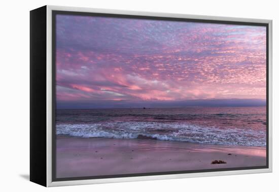 Beautiful Pink Coastal Sunset over the Indian Ocean W Australia-Imagevixen-Framed Premier Image Canvas