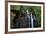 Beautiful Rocky Atlantic Rainforest Waterfall on Green Landscape in Tijuca Park, Rio De Janeiro, Br-Vitor Marigo-Framed Photographic Print