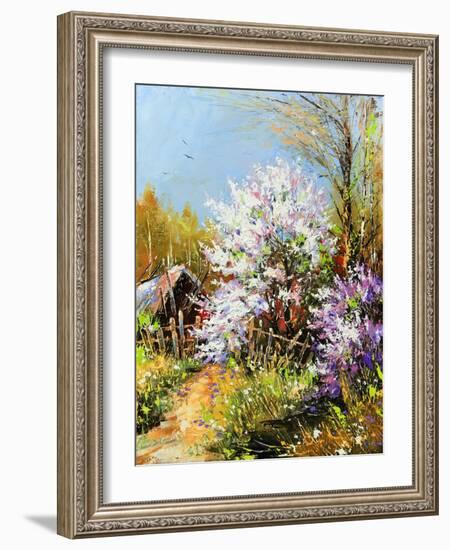 Beautiful Rural Landscape-balaikin2009-Framed Art Print