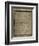 Beautiful Sampler Depicting the Alphabet in Both Lower and Upper Case-null-Framed Premium Giclee Print