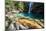 Beautiful Santa Barbara Waterfall with Crystal Clear Blue Water in the Nature, near Cavalcante, Cha-Vitor Marigo-Mounted Photographic Print