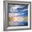 Beautiful Seascape. Deep Blue Sky at Sunny Day. Sky Background-Oleh Honcharenko-Framed Photographic Print