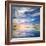 Beautiful Seascape. Deep Blue Sky at Sunny Day. Sky Background-Oleh Honcharenko-Framed Photographic Print