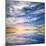 Beautiful Seascape. Deep Blue Sky at Sunny Day. Sky Background-Oleh Honcharenko-Mounted Photographic Print