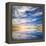 Beautiful Seascape. Deep Blue Sky at Sunny Day. Sky Background-Oleh Honcharenko-Framed Premier Image Canvas