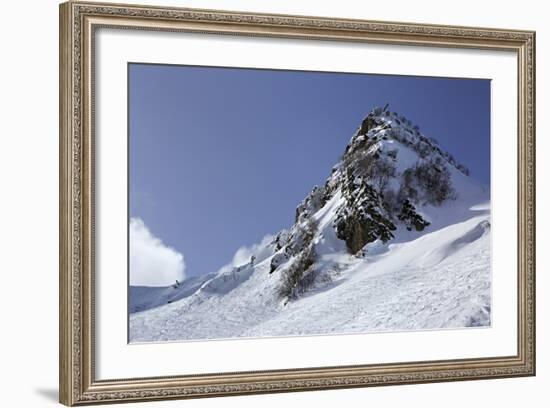 Beautiful Snow-Capped Peaks of the Caucasus Mountains.-yykkaa-Framed Photographic Print