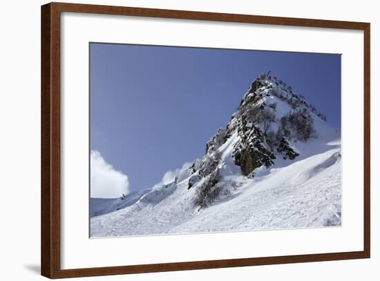 Beautiful Snow-Capped Peaks of the Caucasus Mountains.-yykkaa-Framed Photographic Print