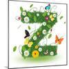 Beautiful Spring Letter "Z"-Kesu01-Mounted Art Print