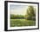 Beautiful Summer Landscape, Canvas, Oil-balaikin2009-Framed Art Print