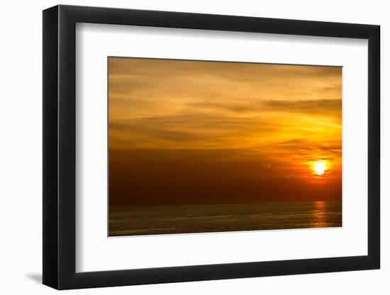 Beautiful Sunset at Andaman Sea Krabi Phuket Thailand-vichie81-Framed Photographic Print