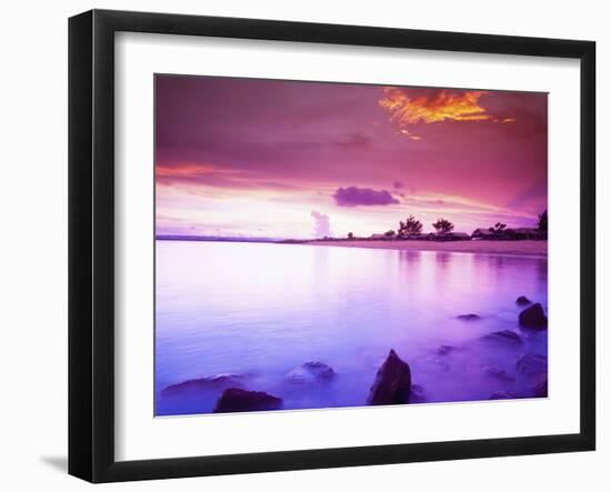 Beautiful Sunset, Bali, Indonesia-Micah Wright-Framed Photographic Print