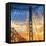 Beautiful Sunset Crossing Bay Bridge, Oakland-Vincent James-Framed Premier Image Canvas