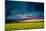 Beautiful Sunset in the Field-Oleg Saenco-Mounted Photographic Print