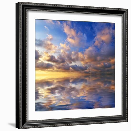 Beautiful Sunset on the Sea. Beautiful Seascape-Oleh Honcharenko-Framed Photographic Print