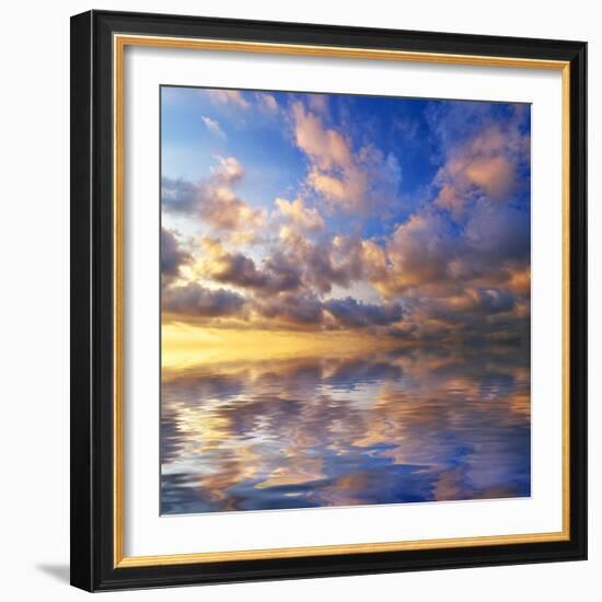 Beautiful Sunset on the Sea. Beautiful Seascape-Oleh Honcharenko-Framed Photographic Print