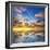 Beautiful Sunset on the Sea. Beautiful Seascape-Oleh Honcharenko-Framed Photographic Print