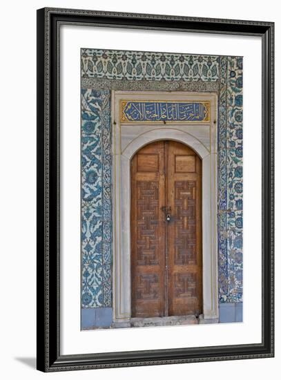 Beautiful Tile Work Inside the Harem Topkapi Palace, Istanbul, Turkey-Darrell Gulin-Framed Photographic Print