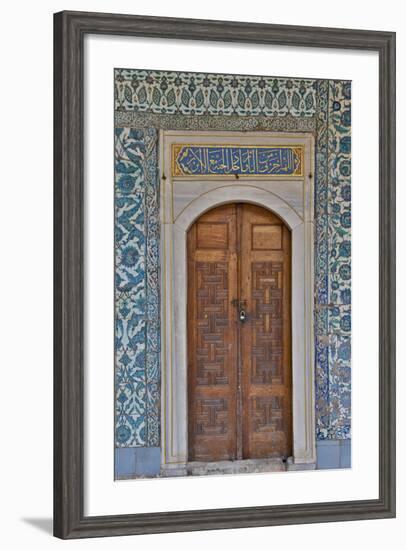 Beautiful Tile Work Inside the Harem Topkapi Palace, Istanbul, Turkey-Darrell Gulin-Framed Photographic Print