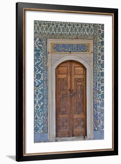 Beautiful Tile Work Inside the Harem Topkapi Palace, Istanbul, Turkey-Darrell Gulin-Framed Photographic Print