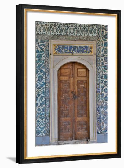 Beautiful Tile Work Inside the Harem Topkapi Palace, Istanbul, Turkey-Darrell Gulin-Framed Photographic Print