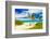 Beautiful Tropical Beach in Cuba-Kamira-Framed Photographic Print