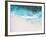 Beautiful Tropical White Empty Beach and Sea Waves Seen from Above-NinaMalyna-Framed Photographic Print