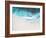 Beautiful Tropical White Empty Beach and Sea Waves Seen from Above-NinaMalyna-Framed Photographic Print