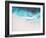 Beautiful Tropical White Empty Beach and Sea Waves Seen from Above-NinaMalyna-Framed Photographic Print