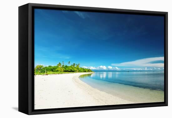 Beautiful Uninhabited Island at Philippines-haveseen-Framed Premier Image Canvas