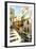 Beautiful Venetian Pictures - Oil Painting Style-Maugli-l-Framed Art Print