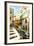 Beautiful Venetian Pictures - Oil Painting Style-Maugli-l-Framed Art Print