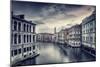 Beautiful Venice Cityscape, Vintage Style Photo of a Gorgeous Water Canal, Traditional Venetian Str-Anna Omelchenko-Mounted Photographic Print