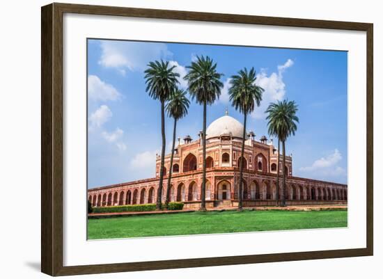 Beautiful View of Humayun's Tomb, UNESCO World Heritage Site, Delhi-swapan banik-Framed Photographic Print
