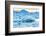 Beautiful View of Icebergs in Jokulsarlon Glacier Lagoon, Iceland, Global Warming and Climate Chang-pichetw-Framed Photographic Print