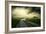 Beautiful View On The Road Under Sky With Clouds-yuran-78-Framed Art Print