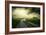 Beautiful View On The Road Under Sky With Clouds-yuran-78-Framed Art Print