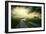 Beautiful View On The Road Under Sky With Clouds-yuran-78-Framed Art Print