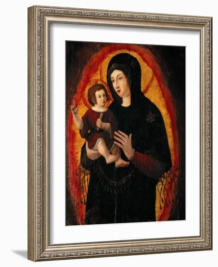 Beautiful Virgin, a Copy by Altdorfer after a Miraculous Image, Probably 13th CE-Albrecht Altdorfer-Framed Giclee Print