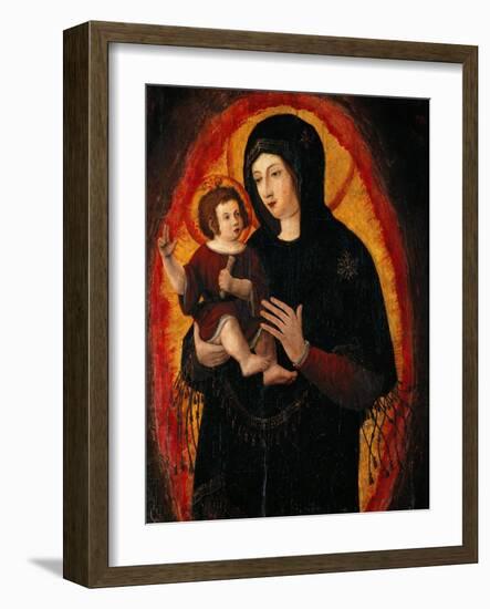 Beautiful Virgin, a Copy by Altdorfer after a Miraculous Image, Probably 13th CE-Albrecht Altdorfer-Framed Giclee Print