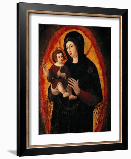 Beautiful Virgin, a Copy by Altdorfer after a Miraculous Image, Probably 13th CE-Albrecht Altdorfer-Framed Giclee Print