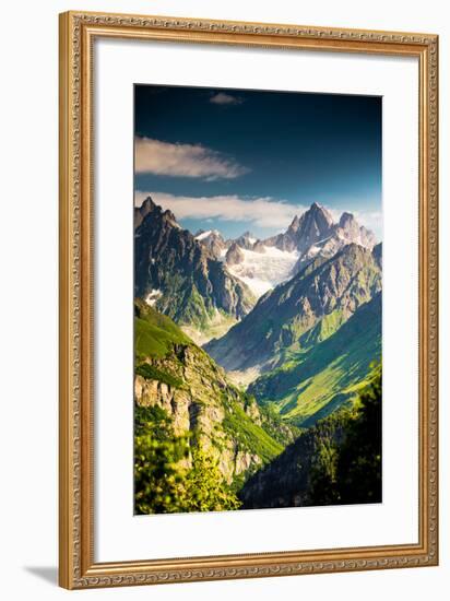 Beautiful Walley in Caucasus Mountains in Upper Svaneti, Georgia-My Good Images-Framed Photographic Print