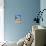 Beautiful White-Blue Santorini-Maugli-l-Photographic Print displayed on a wall