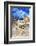 Beautiful White-Blue Santorini-Maugli-l-Framed Photographic Print